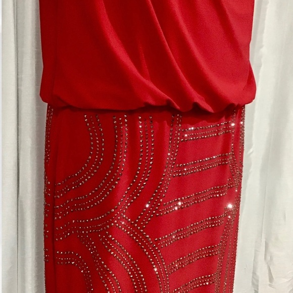CACHE Short Red Gown Size L - Picture 3 of 7